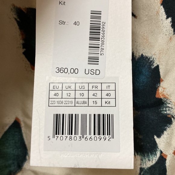 Munthe Alluba Print Long Sleeve Silk Blouse - Picture 4 of 7